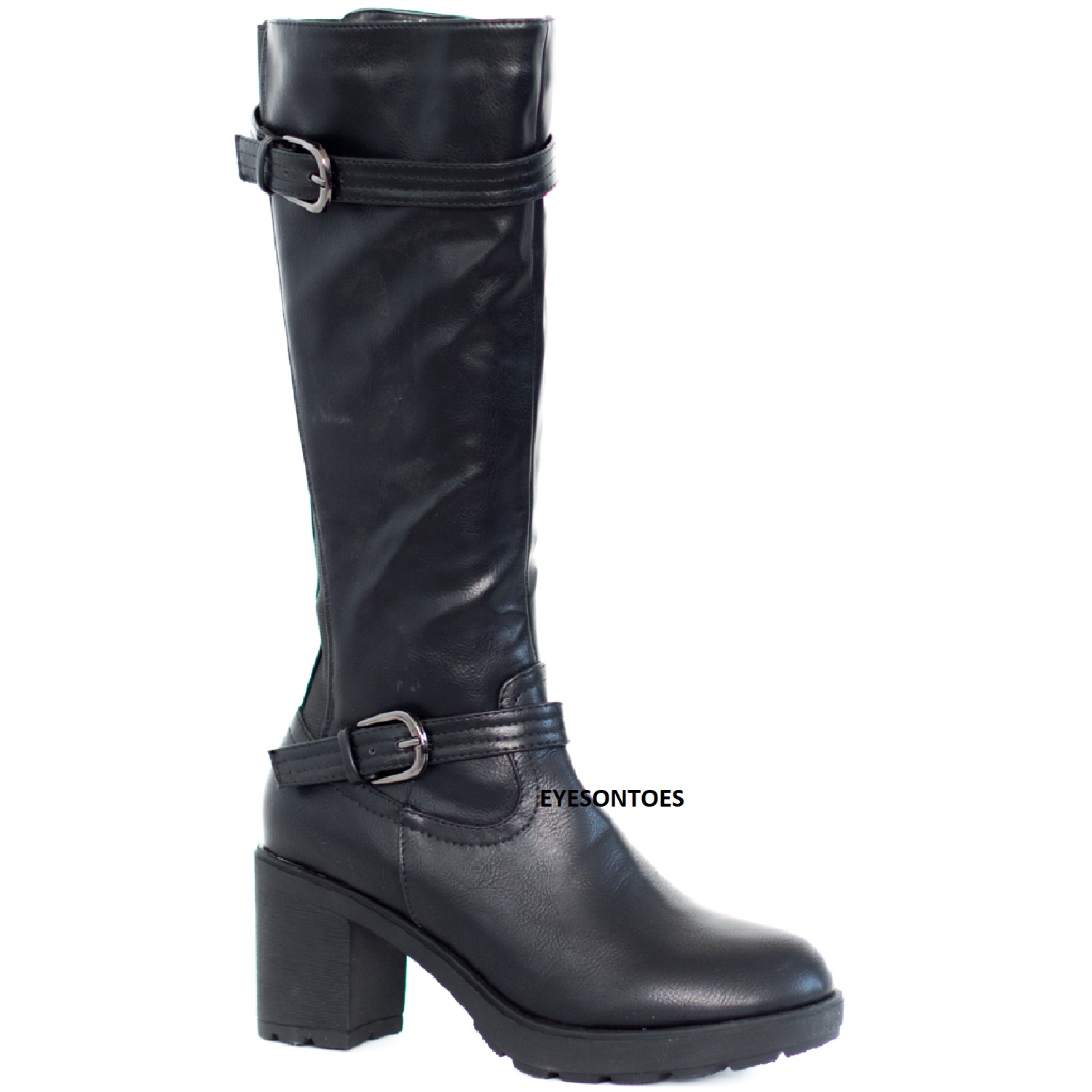 riding boots with block heel